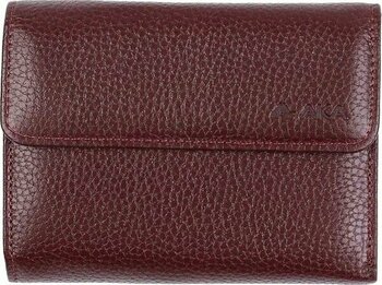 Aka Deri 445 Deri Bayan Cüzdan - Mürdüm