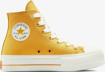 Converse Chuck Taylor All Star Lift Platform Kadın Günlük Spor Ayakkabı - 37 - Koyu Sarı
