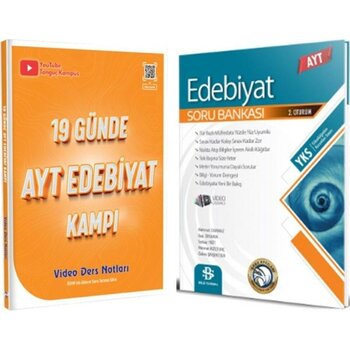 Rüştü Hoca Yayınları 19 Günde AYT Edebiyat Kampı - AYT Edebiyat Soru Bankası 2 Kitap