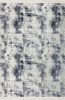 Nexus Halı Baft 52318A Mavi Yumuşak Dokulu Sık Dokuma Üst Kalite Vintage Ipek Bambu Halı - 100 x 200 cm