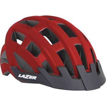 Lazer Kask Compact Ce-Cpsc- 54/61CM - Kırmızı - 54 - 60