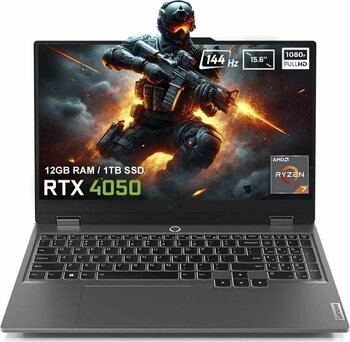 Lenovo LOQ 15ARP9 AMD Ryzen 7-7435HS 12GB DDR5 1TB SSD RTX4050 6GB 15.6 inç 144Hz Full HD FreeDos Gaming Laptop