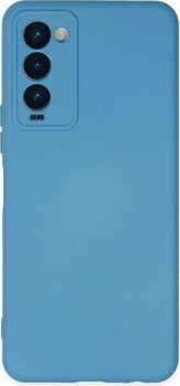 HappyCase Tecno Camon 18P Kılıf Lansman Nano Içi Kadife  Silikon - Mavi