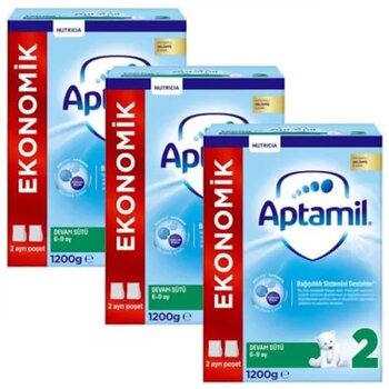 Aptamil Pronutra 2 1200 gr 3'lü Bebek Sütü