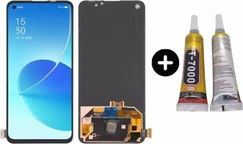 TE Oppo Reno 6 HK Lcd Dokunmatik Ekran + B7000