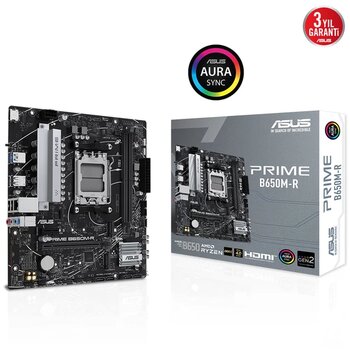 Asus Prıme B650m-R Amd Ddr5 7200+(Oc) Hdmı M.2 Am5