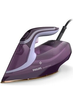 Philips8000 Serisi Azur Buharlı Ütü, 3000W, SteamGlide Elite Taban, Otomatik Kapanma, 240 g Şok Buhar, Sıfır Yanık Garantisi, DST8021/30