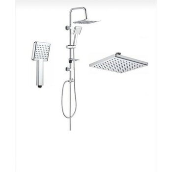 Derya Yeni Nesil Robot Yağmurlama Tepe Duş Başlığı Seti - Gri