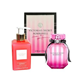 Victoria's Secret Bombshell Kadın Parfüm Edp 50 Ml + Bombshell Summer Vücut Losyonu 250 Ml