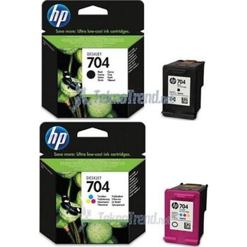 Hp 704 Siyah Ve Renkli Kartuş Set Cn692a Cn693a