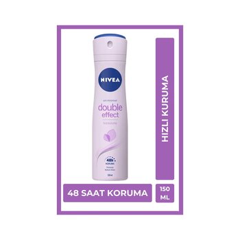 Nivea Double Effect 48h Kadın Sprey Deodorant 150 Ml