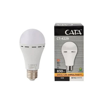 Cata Ct-4229 9w Şarjlı Led Ampul
