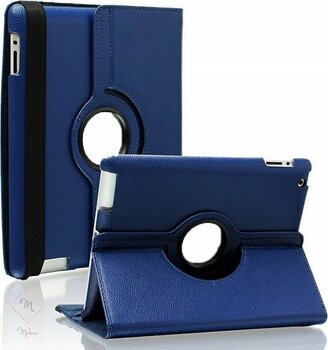 MOBAX Apple Ipad Air 2 Kılıf 360 Dönebilen Standlı Case A1566 A1567 Lacivert