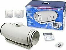 Td 1000/200 Silent Reb-1 Hız Anahtarlı Soler Palau Sessiz Yuvarlak Havalandırma Fanı