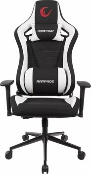 Rampage KL-R59 NOVA Siyah/Beyaz Suni Deri Oyuncu Koltuğu