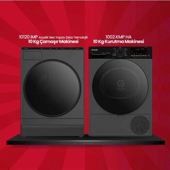 Arçelik 10120 Imp - 1002 Kmp Ha 10KG Çamaşır-Kurutma Ikili Set