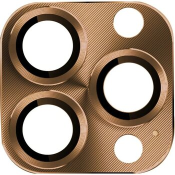 Marsilyan  iPhone 16 Pro Max Pers Alüminyum Kamera Lens - Desert - Renkli