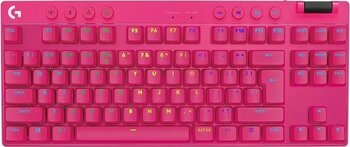Logitech G Pro X Tkl Lıghtspeed RGB Oyuncu Klavyesi - Pembe