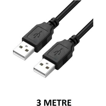 Hi-Link USB USB Uzatma Kablosu 2.0 Iki Ucu Erkek Erkek 3 Metre (C To C Kablo) - 3 m