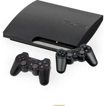 Sony Playstation 3 +Slim Kasa+ 500GB + 180 Oyun+ 2 Sıfır Joistick  +1 Yıl Garanti - Siyah