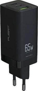 Pusat GaN PD 65W Hızlı Şarj Adaptörü (2x Type-C + USB)