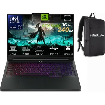 Lenovo Legion Pro 7 Intel Core Ultra 9 275HX 83F5004STR-07 48GB 2tb RTX5080 16GB Freedos 16" 240Hz Wqxga Taşınabilir Bilgisayar - 2 TB - 48 GB