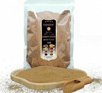 Hanzade Bitkisel Esmer Şeker Toz 1 kg
