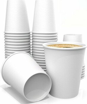 May Cup 7 Oz Karton Bardak Beyaz 100 Adet Maycup