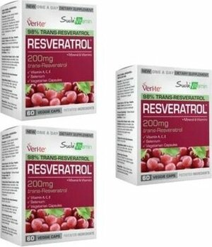 Suda Vitamin Resveratrol 60 Kapsül 3 Adet