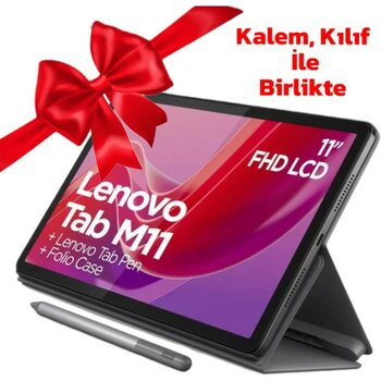 Lenovo Tab M11 11 inç FHD LCD Tablet 8GB RAM 128GB Depolama Android İşletim Sistemi - Siyah