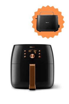 Philips Hd9867/90 Premium Airfryer Xxl Fritöz Ve Hd2581/90 Ekmek Kızartma Makinesi
