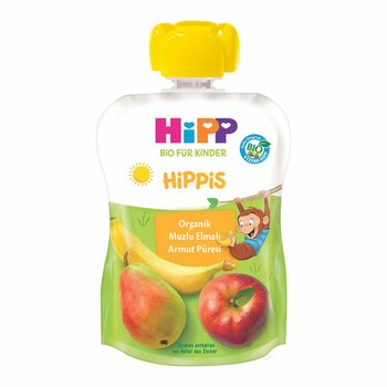 Hipp Organik Muzlu Elmalı Armut Püresi 100 Gr
