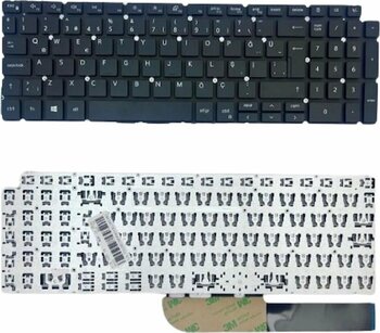 Dell Vostro P83f, P83f001, P88f, P88f001 Uyumlu Klavye Tuş Takımı Tuş Seti Siyah Türkçe