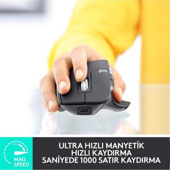 Logitech Mx Master 3S - Siyah
