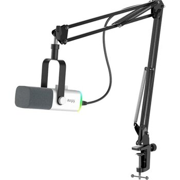 Fifine Ampligame AM8T Xlr/usb Rgb Dinamik Mikrofon Seti - Beyaz