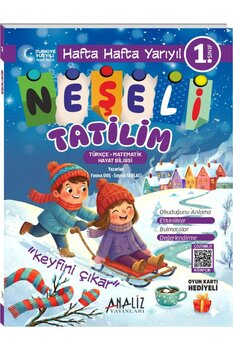 Analiz Yayınları 1.sınıf Neşeli Yarıyıl Tatil Kitabı