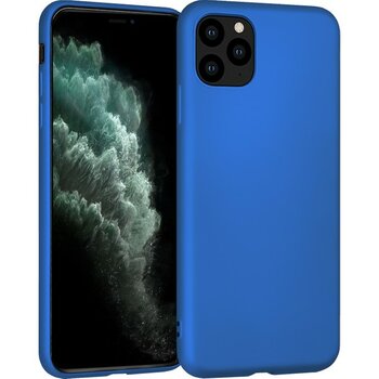 iPhone 11 Pro Kılıf Fitcase Premiums Silikon Arka Kapak - Mavi