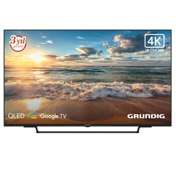 Grundig Madrid 50 GJQ 9250 4K Ultra HD 50 inç QLED Siyah Smart TV