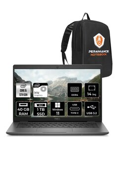 Dell Latitude 3440 I5-1335u 40gb Ram 1tb Ssd 14'' Fhd W11pro Dizüstü Bilgisayar & Per4 Çanta