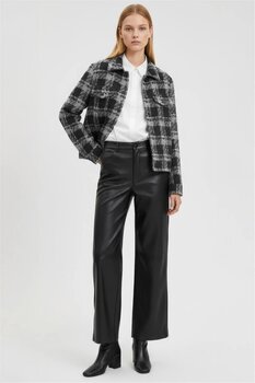 Perspective Siyah Ekoseli Klasik Yaka Ceket 40 Beden