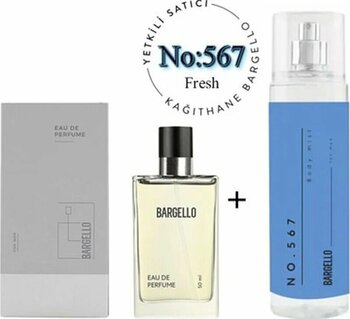 Bargello 567 Erkek Parfüm Edp 50 Ml Fresh No:567 Body Mist Erkek Edt 210 M Diğer