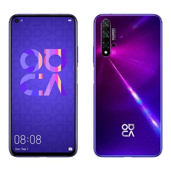 Huawei Nova 5T Dual Sim 128Gb - Yaz Ortası Moru - [İspanyolca Versiyon]