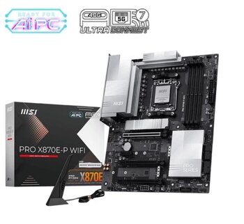 Msi Pro X870e-P Wıfı Ddr5 Amd X870e Am5 Soket Ddr5 8200+(Oc)Mhz Atx Oyuncu (Gaming) Anakart