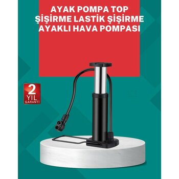 Pileli Store Manuel Ayak Pompası Extra Güçlü Lastik Şişirme Pompası - 0 - 3 Yaş - 0 - Siyah