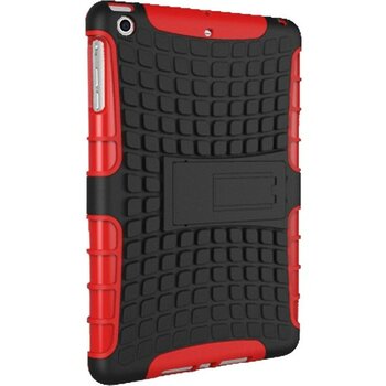 Smart Tech Apple Ipad 4 A1458 A1459 A1460 Için Tank Tablet Kılıfı Özel Zırh - Kırmızı - Siyah
