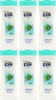 İpek İpek Şampuan 480 ml Tüm Saçlar Mentol 6 adet