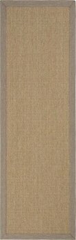 Cool Halı Madrid M201 Bej Yolluk Uzun Antre Hol Koridor Halısı Yatak Odası Halısı Hasır Doku Sisal Halı Yolluk - Bej - Kahverengi - 120 x 400 cm