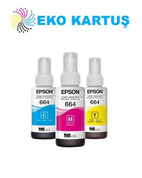 Epson 664 L565 3 Renk Şişe Mürekkep