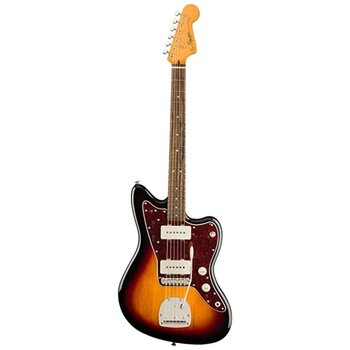 Squier 0374083500 Classic Vibe '60s Jazzmaster Elektro Gitar (3-Color Sunburst) | Laurel Klavye Ofset Gövde ve Geniş Ton