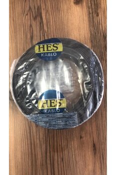 Hes 2,5mm2 NYA Kablo Siyah ( 10 Metre )